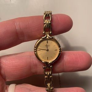 Vintage seiko base metal, gold covered watch